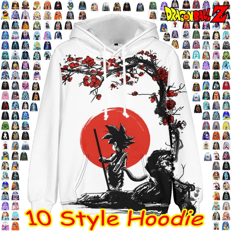 Dragon Ball Son Goku Men Casual Printed Hoodies Unisex,Size XS - Walmart.com