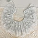 thumbnail image 4 of Baby Hat Little Girl Infant Bonnet Caps and Feeding Bib Spring Summer Lace Up Hat Drooling Apron Baby Sun Hats, 4 of 4