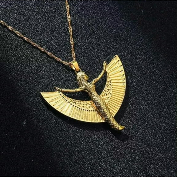 K-KED Egyptian Goddess Pendant Necklace Women Fashion Jewelry