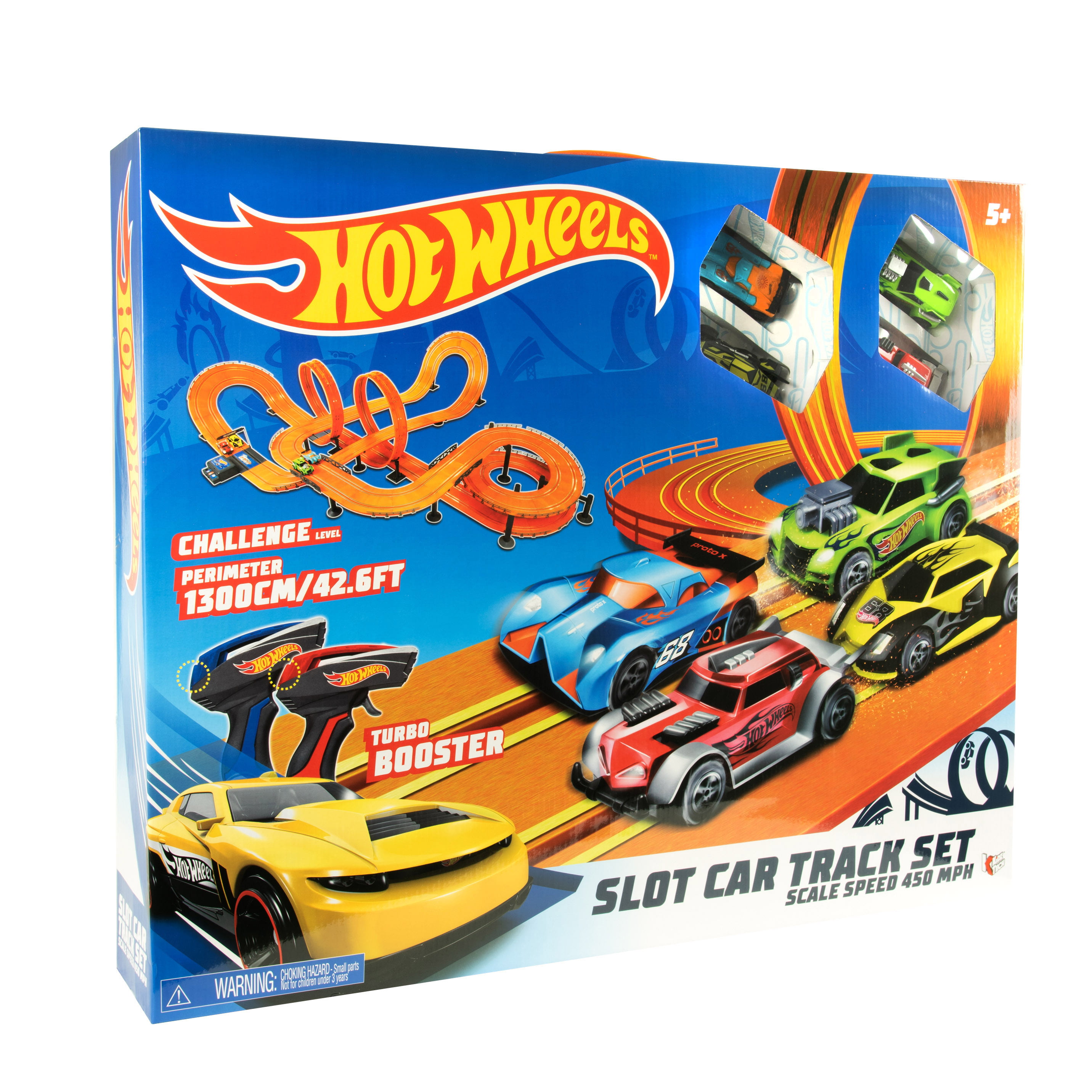 hot wheels challenge level slot car track set