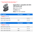 thumbnail image 2 of Engine Mount - Compatible with 2005 - 2009 Chrysler 300 2006 2007 2008, 2 of 2