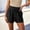 *Black, variant on ClodeEU Women's Elastic Waist Drawstring Shorts,Summer Casual Comfy Loose Fit Cotton Linen Shorts with Pockets Army Green,Women's Plus L
