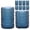 Blue, variant on Vintage Hobnail Drinking Glasses Set of 8,Green 12 oz & 15oz Highball Glass Cups, Kitchen Drinkware Glassware,Embossed Water Tumbler,for Beer,Cocktail,Whiskey,Juice and Various Mixed Drinks