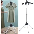 thumbnail image 1 of Handheld Clothes Steamer Holder Clothes Steam Rack, Adjustable Height Drying Rack Telescopic Folding Hanger Steam Ironing Machine Accessories Bracket, Black, 1 of 1