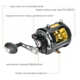 thumbnail image 2 of Baitcasting Fishing Reel Super Power Drag 25kg Drum Wheel 3.4:1 Boat Iron Plate Trolling Sea Fishing Wheel TR12000, 2 of 15
