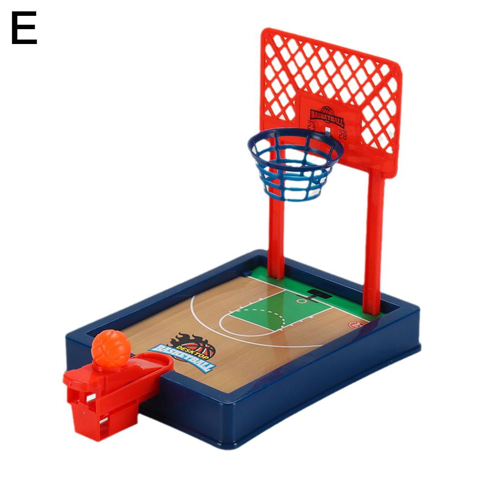 Kids Table Ejection Shooting Machine Toy Mini Basketball Puzzle Board Game F9N9