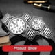 thumbnail image 4 of Stretchy stainless steel watch band expandable bracelet gold silver 18mm, 4 of 5