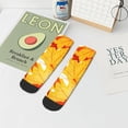thumbnail image 7 of Pofeuu Autumn Maple Leaves Print 30cm Socks, Adult Running Hiking Socks for Youth and Adult, 7 of 7