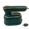 thumbnail image 1 of yeacher Compact 180° Rotating Handheld Steamer with Ceramic Panel - Dual Ironing & Steaming for Travel & Home Use, 1000W, 100mL Tank, Lightweight Design (Dark Green), 1 of 7