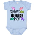 thumbnail image 3 of Inktastic Grandma's Fishing Buddy with Colorful Fish Boys or Girls Baby Bodysuit, 3 of 5