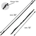 thumbnail image 2 of 25 Pack - Adjustable Face Mask Lanyard with Safety Breakaway Lanyards with Two Clips for Ki ds & Adults - Strap Length Adjusts from 18”-30” to Fit Small & Large Sizes by Specialist ID (Navy Blue), 2 of 9