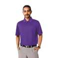 thumbnail image 3 of Zfeel Men High Performance Pure Dry Fit Poly Polos, Comfortable Short Sleeve Shirt, Purple, 4XL, 3 of 5