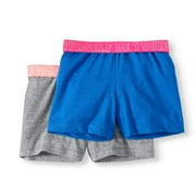 Girls' Solid Jersey Shorts 2-Pack Set