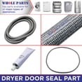 thumbnail image 6 of Whole Parts Dryer Door Seal Part# W10906683 - Replacement and Compatible with Some Crosley, Kenmore and Whirlpool Dryers, 6 of 7