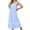 Blue, variant on Nightgowns for Women Cotton Long Night Gowns Sleeveless Sleep Dress Victorian Nightdress Ladies Sleepwear