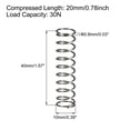 thumbnail image 3 of Unique Bargains Compression Spring,10mm OD,0.8mm Wire Size,20mm Compressed Length,40mm Free Length,30N Load Capacity,10pcs, 3 of 4