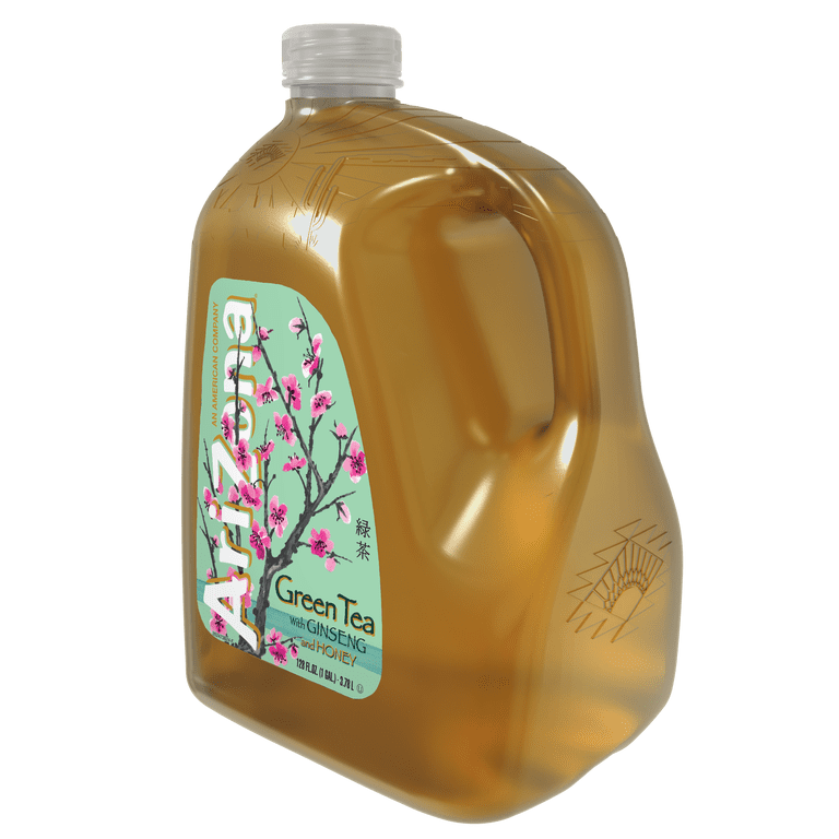 AriZona Green Tea with Ginseng and Honey, 128 fl oz, 2 Pack photo 5