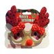 thumbnail image 3 of Gafas navideñas para niños y adultos, divertidas monturas para gafas navideñas de Año Nuevo. Astas y nariz rojas, 3 of 9