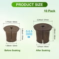 thumbnail image 3 of Uxcell 10-Pack Grow Sponges, 2.2x1.6x1.9 Inch Replacement Root Growth Sponges Seed Pods for Plant Rooting/Seed Germination, 3 of 6