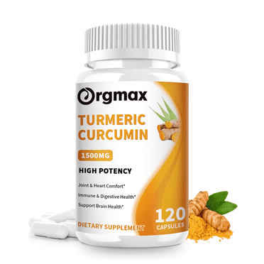 Turmeric Curcumin 1500mg  with Blackpepper | Joint & Immune Support | 120 Capsules by Orgmax