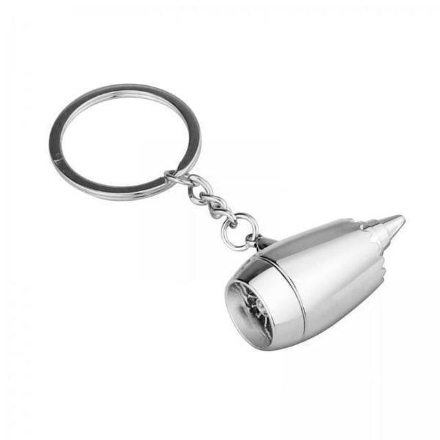 4x Llavero de Motor de Avión, Piezas de Avión, Llaveros de Metal, Llavero Creativo, Regalo Del Día para Teléfono Móvil, Bolsa, Niños, Hombre 4 piezas