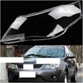 thumbnail image 2 of Headlamp Lens Compatible For Mitsubishi Outlander EX 2007 2008 2009 Plastic Transparent Shell Headlight Cover Replace The Glass(Right), 2 of 5