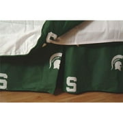 College Covers MSUDRFL Michigan State Printed Dust Ruffle Full
