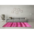 thumbnail image 3 of Ahgly Company Indoor Square Oriental Pink Industrial Area Rugs, 7' Square, 3 of 4