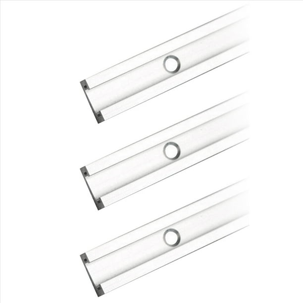 3X Barra Deslizadora de Aluminio Rieles en T Accesorio de Plantilla de Ranura en T para Varilla de Calibre de de Mesa (400Mm)