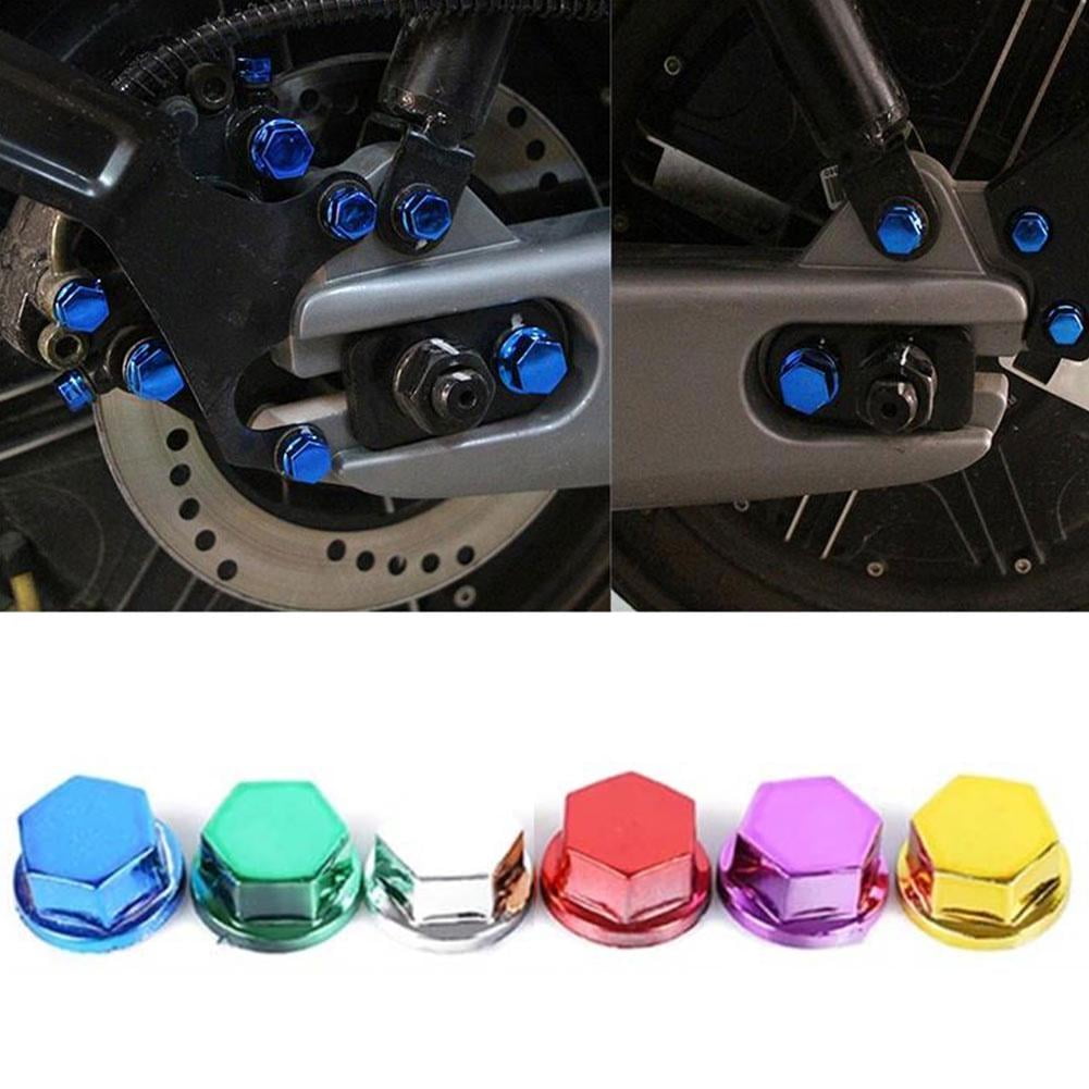 Metric Motorcycle Hex Caps 30x Motorbike Screw Nut Bolt Cap