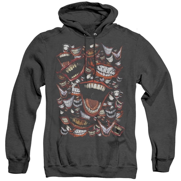 Batman Famous Wretch Adult Heather Hoodie Sweatshirt Black