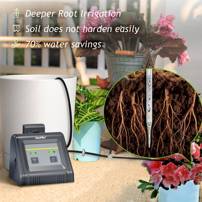 RainPoint Indoor Automatic Watering System, Wi-Fi Drip Irrigation
