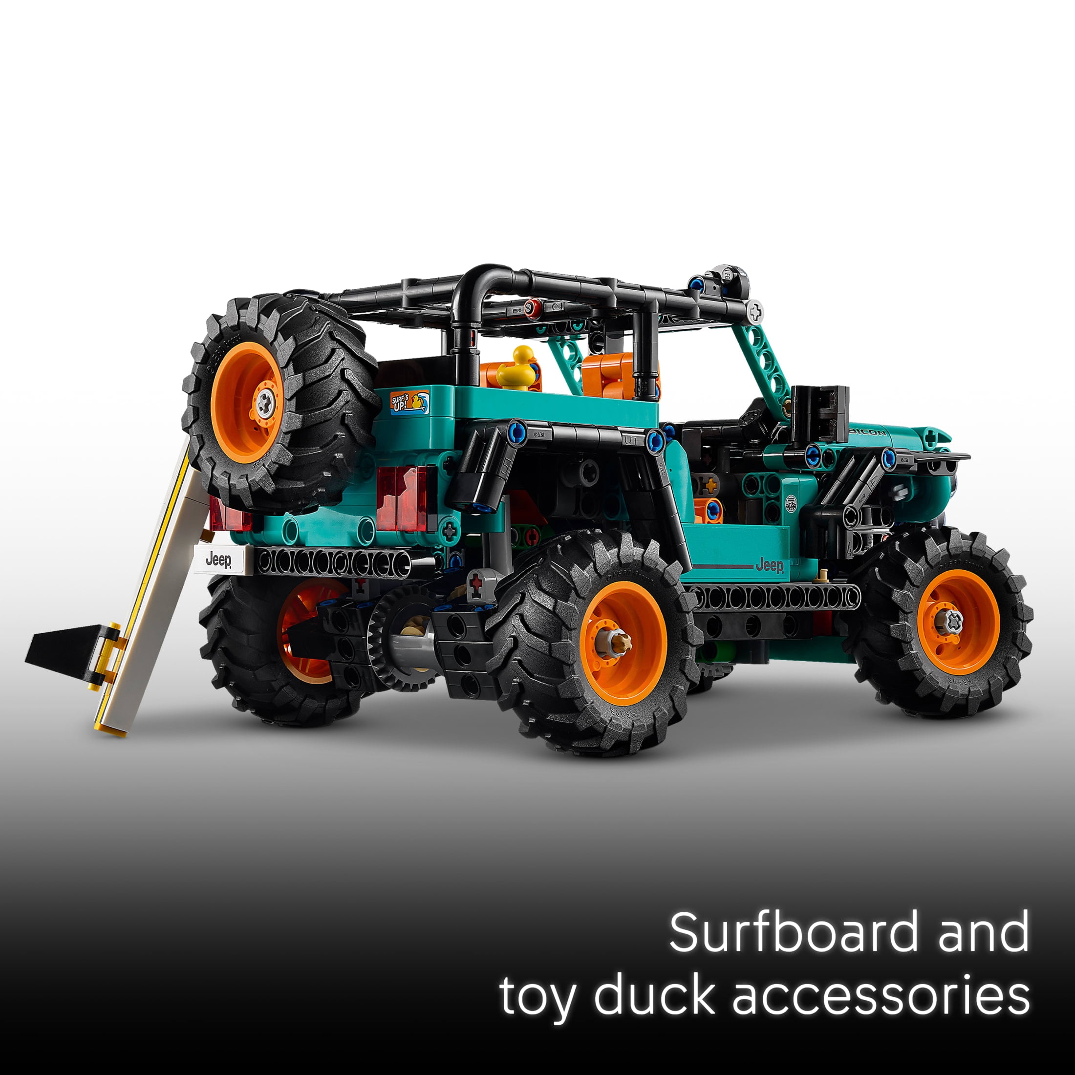 LEGO Technic Jeep Wrangler Rubicon SUV - Building Toy for Boys & Girls, Ages 10+ - Model Car Kit with Detailed Features - Display Set for Bedroom Decor - Gift for Birthdays - 42227