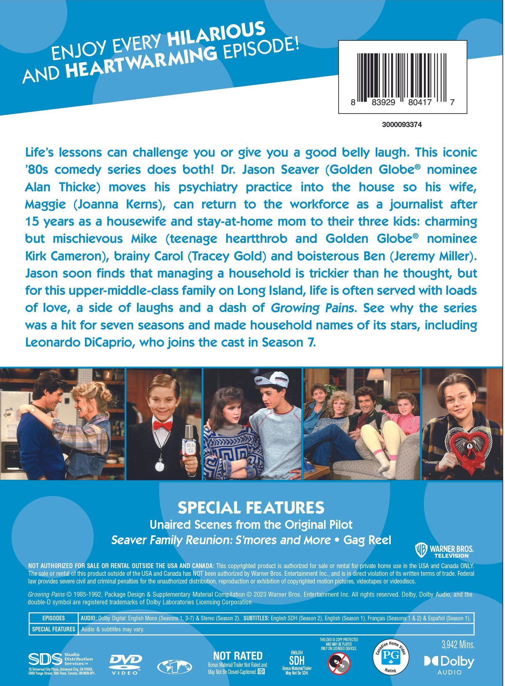 Growing Pains: Full Seasons, Complete Series Set Box Show on