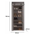 thumbnail image 2 of Kit Zapatera Organizador Armable Torre Eiffel Rack & Pack 2 Piezas 8 Niveles 24 pares Zapatos, 2 of 4