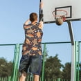 thumbnail image 5 of Sikiie Turtles and Sea Plants Basketball Jersey Reversible Men's Mesh Athletic Sports Shirts Training Practice S-4XLXX-Large, 5 of 6