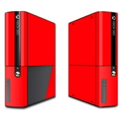MightySkins Skin Compatible With Microsoft Xbox 360E (3rd Gen) cover wrap skins sticker Solid Red