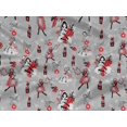 thumbnail image 5 of oneOone Rayon Gray Fabric Christmas Quilting Supplies Print Sewing Fabric By The Yard 56 Inch Wide - P0, 5 of 6