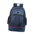thumbnail image 2 of Runquan Business Weekend Bag Backpack with Wheels 19.6x13.3x8.6inch Rolling Rucksack Blue, 2 of 8