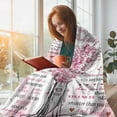 thumbnail image 4 of Happy 18th Birthday Gifts Blanket 50"X60" for Girls, for 18 Year Old Girl,18th Birthday Decorations for Girls, 18 Year Old Girl Birthday Gifts, Best 18th Gift Ideas for Daughter/Her, 4 of 5