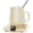 Beige, variant on Temperature Control Smart Heated Mug for Desk, Electric Coffee Warmer with Auto Shut Off & Real-Time Temp Display, Gifts for Men Women