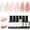 7ml*6 Rubber Base Coat French Tip, variant on modelones Builder Rubber Gel Base Coat for Nails, Sheer Light Pink Rubber Base Gel Nail Polish for Strengthen Apex Building Extension Protect Weak Nails Long Last U V Manicure Gift for Women