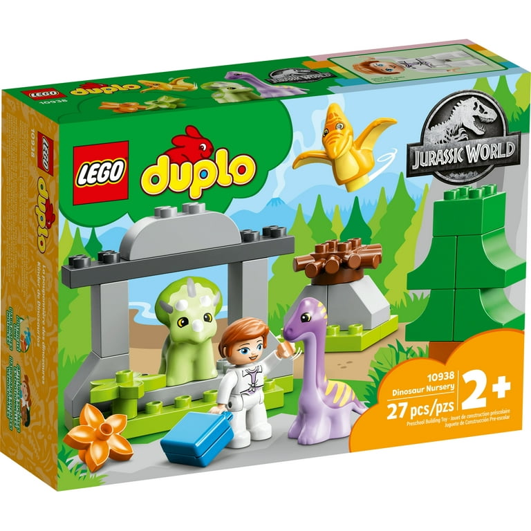 LEGO DUPLO Jurassic World Toys 10938 - Featuring Baby Triceratops Figure, Dino Learning Toy for Toddlers, Large Bricks Set, Great Animal Playset for Girls & Boys Age 2 Plus Walmart.com