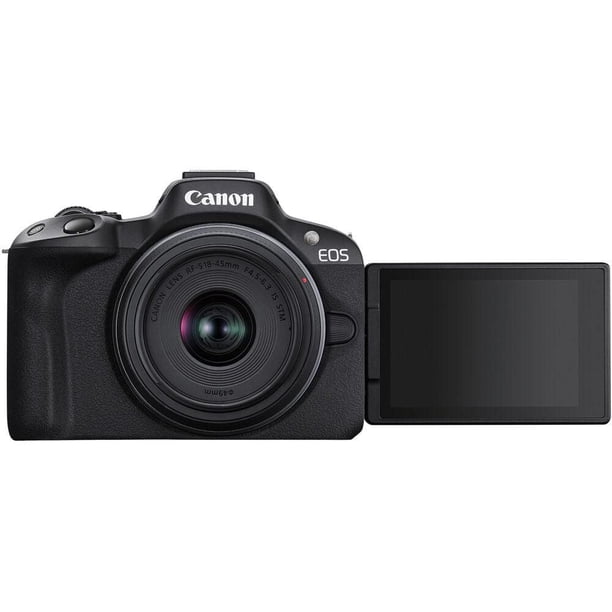 Canon EOS R50 Mirrorless Camera with 18-45mm Lens (Black) - Walmart.ca