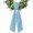 Blue, variant on Desert Landscape Wreath Sash for Front Door, Cute Camels Palm Trees Houses Leaves Blue Wreath Bow Holiday Garland Ribbon Wreath Accessories for Yard Porch Doorway Fall Christmas Decorations Gifts