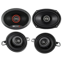 (2) MB QUART FKB169 6x9" 300 Watt Car Speakers (2) 3.5" 140 Watt Speakers