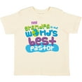 thumbnail image 3 of Inktastic Grandpa Worlds Best Pastor Boys or Girls Toddler T-Shirt, 3 of 5