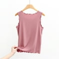 thumbnail image 3 of DuoJiaJ Women's Scoop Neck Sleeveless Knit Ribbed Fitted Casual Crop Tank Top Women’s Athletic Tank Tops, 3 of 5