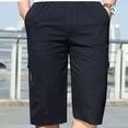 thumbnail image 3 of cllios Cargo Shorts for Men Summer Casual Work Shorts Lightweight Workout Cargo Shorts with Multi Pockets Fathers Day Gifts Navy,XXXL, 3 of 7