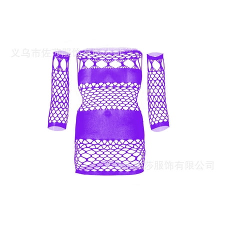 Generic New Sexy Lingerie Sexy Sling Mesh Stockings Open Bottom Non-Slip Temptation Transparent One-Piece Stockings W521